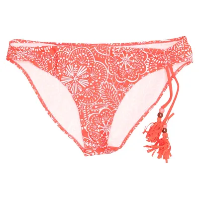 Bas de bikini (Rouge, Blanc) de Darjeeling Élasthane, Polyester
