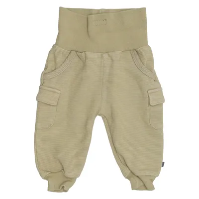 Cargobukser (Beige) fra Mini Mini Elastan, Økologisk bomuld, Polyester