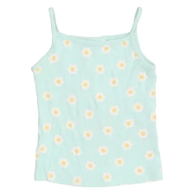 Tanktop (Blauw, Meerkleurig) van KappAhl Katoen, Elastaan