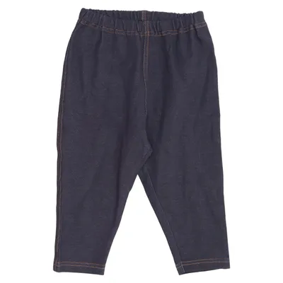 Legging (Noir) de Uniqlo Baby Coton, Élasthane