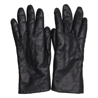 Leather gloves (Black) from Handskmakaren Fur, Leather