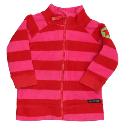 Fleecejakke (Pink, Rød) fra Villervalla