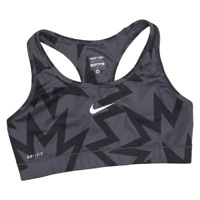 Sports bra (Gray, Black) from Nike Pro Elastane, Polyester