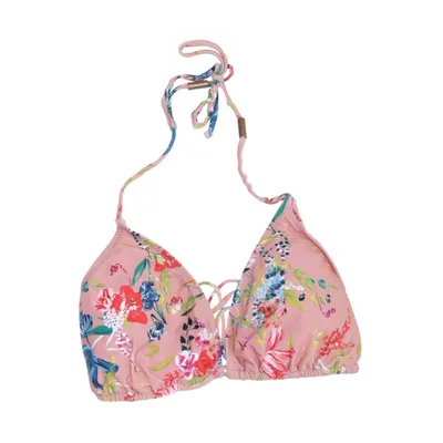 Bikini top (Roze, Meerkleurig) van Pieces Elastaan, Polyamide