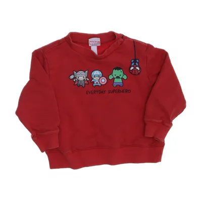 Collegetröja (Röd, Flerfärgad) från Marvel Bomull