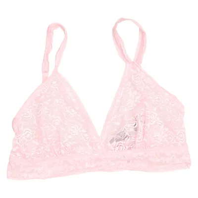 Bralette (Pink) fra Lace Laboratory Elastan, Polyamid