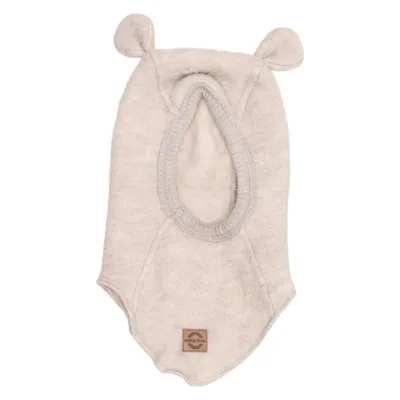 Balaklava (Beige) fra Mikk-line Merinould, Polyester
