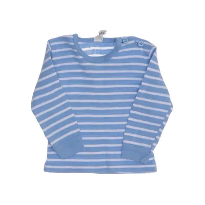 Långärmad t-shirt (Blå, Vit) från Pajas Bomull