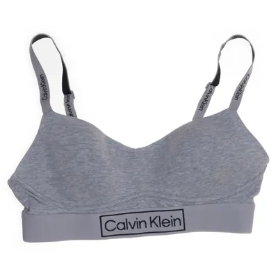 Bralette (Grijs) van Calvin Klein Katoen