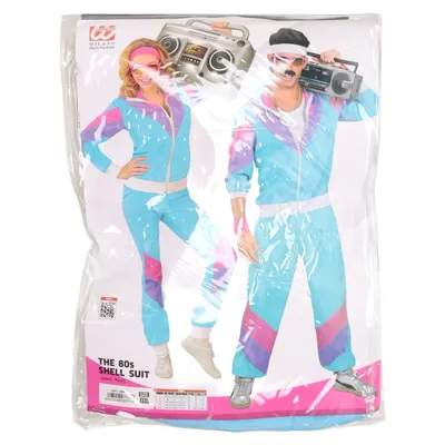 Maskeradkläder (The 80s Shell Suit) från Widmann