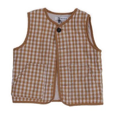 Outdoor vest (Bruin) van Liewood Organisch katoen, Gerecycled polyester