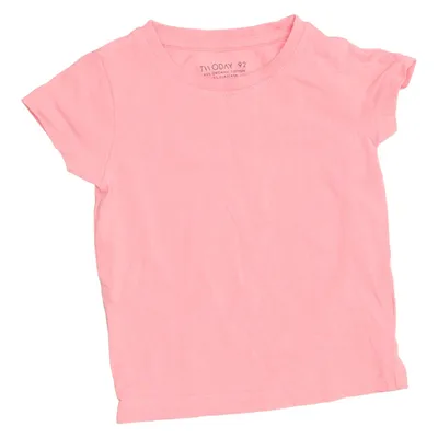 T-shirt (Pink) fra Today Elastan, Økologisk bomuld