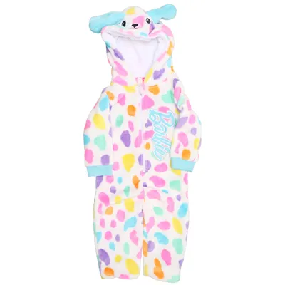 Mjukisdräkt (Vit, Flerfärgad) från Barbie Polyester