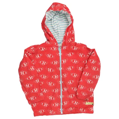 Sweat à capuche (Rouge, Blanc) de Loud + Proud Coton biologique