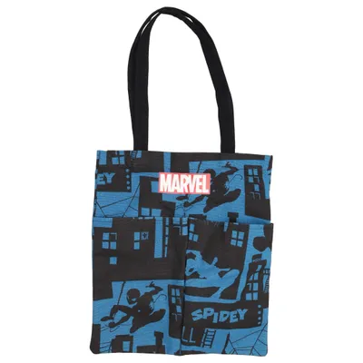 Canvas bag (Blue, Black) from Miniso Cotton, Polyester