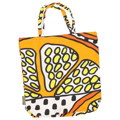 Canvas bag (Orange, Multicolored) from IKEA Cotton