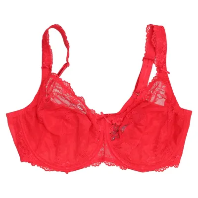 Bra (Red) from LingaDore Cotton, Elastane, Polyamide