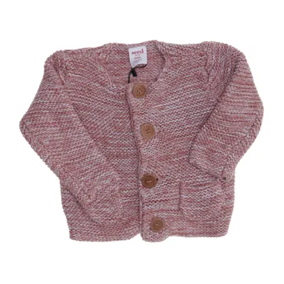 Cardigan (Roze, Wit) van Seed Baby Katoen