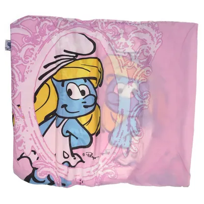Örngott (Rosa, Blå, Vit, Gul) från Smurfarna