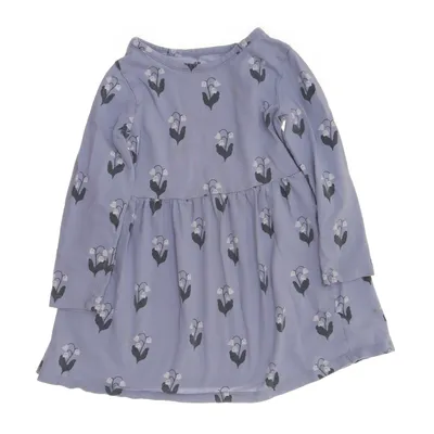 Kjole (Blå, Flerfarvet) fra H&M Bomuld, Elastan