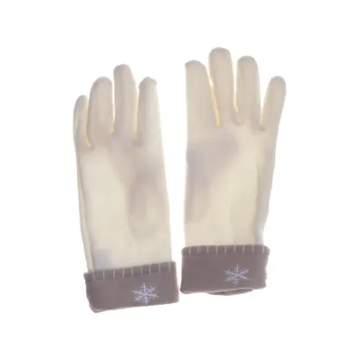 Gloves (Beige, White) Polyester