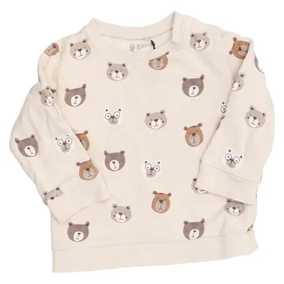 Sweatshirt (Beige) van Lindex Baby Katoen, Elastaan
