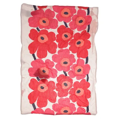 Kitchen towel (White, Pink, Red) from Marimekko Cotton, Linen