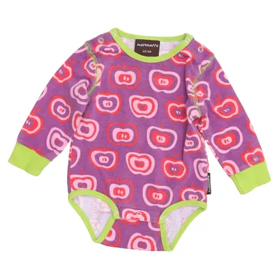 Body (Violet, Rose, Vert) de Maxomorra Élasthane, Coton biologique