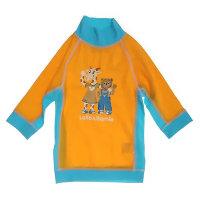 Zwemshirt (Geel, Blauw) van Lollo & Bernie Elastaan, Polyamide