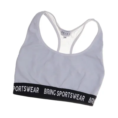 Sports bra (White) from Bring Sportswear Elastane, Polyamide
