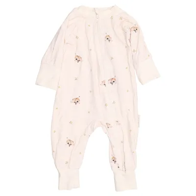 Sparkdräkt (Beige) från Geggamoja x Mrs Mighetto Bambu, Elastan, Ekologisk bomull