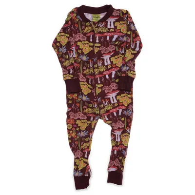 Sparkdräkt (Brun, Flerfärgad) från Duns Ekologisk bomull