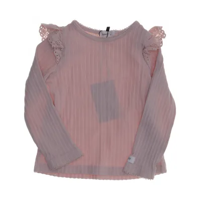 Långärmad t-shirt (Rosa) från Newbie by KappAhl Bomull, Elastan