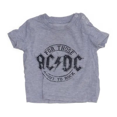 T-shirt (Grå) från ACDC Bomull, Polyester