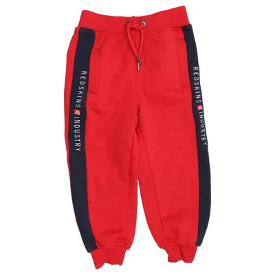 Pantalon de survêtement (Rouge, Noir) de Redskins Coton, Polyester
