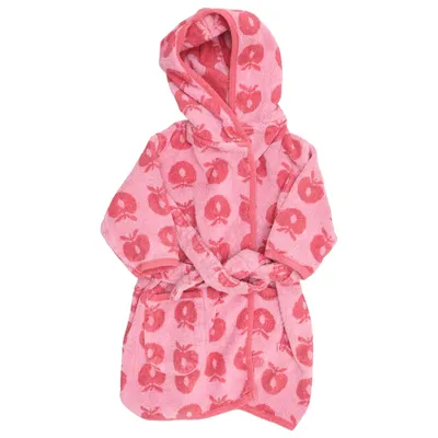Badponcho (Roze, Rood) van Småfolk Organisch katoen