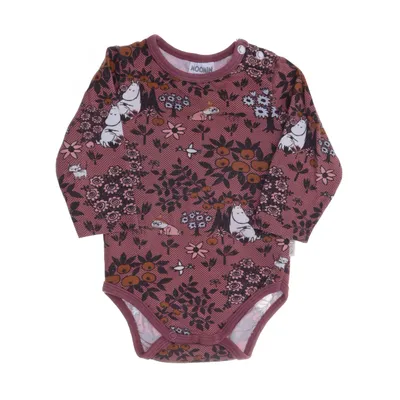 Body (Pink, Flerfarvet) fra Moomin by Martinex Økologisk bomuld, Elastan