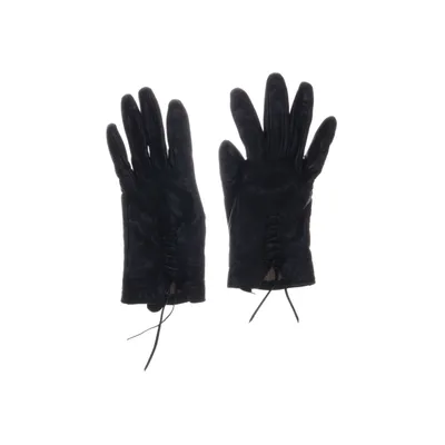 Læderhandsker (Sort) Nylon, Læder, Uld
