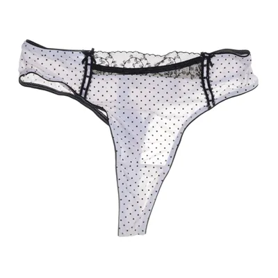 Thongs (White, Black) from Jolinesse Elastane, Polyamide