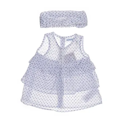 Klänning (Vit, Blå) från Vertbaudet