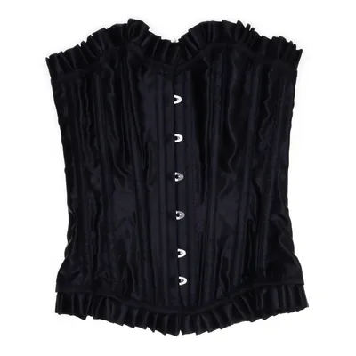 Korsett (Svart) från Burlesk Bomull, Polyester