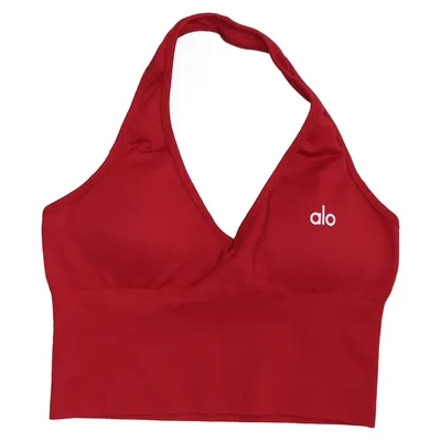 Halter neck top (Red) from Alo Yoga