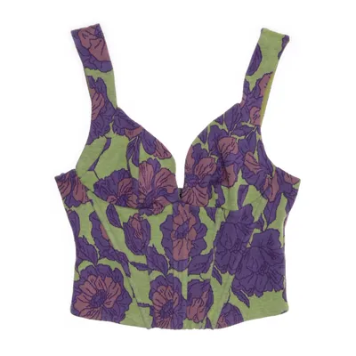 Bustier (Grön, Lila, Rosa) från Zara Polyester