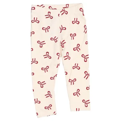 Leggings (Beige, Rød) fra Lindex Baby Bomuld, Elastan