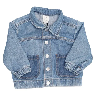 Veste en jean (Bleu) de H&M Coton