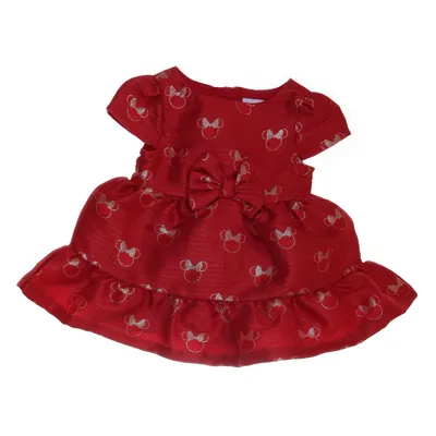 Klänning (Röd, Flerfärgad) från Disney Baby Bomull, Metallfiber, Polyester