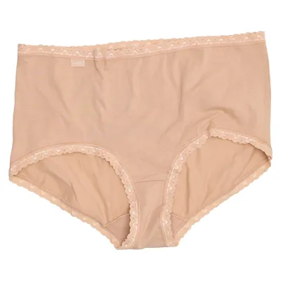 Trusser (24/7 Cotton Lace Midi) fra Sloggi Bomuld, Elastan