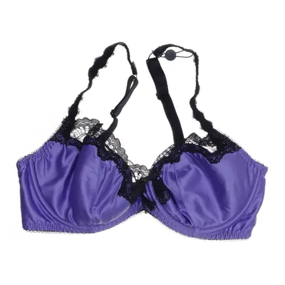Bra (Purple, Black) from Von Follies by Dita Von Teese Elastane, Nylon, Polyester