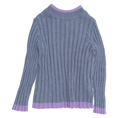 Sweater (Grå, Lilla) fra Rikiki Akryl, Bomuld