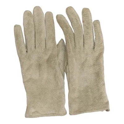 Leather gloves (Green) from Handskmakaren Polyester, Suede